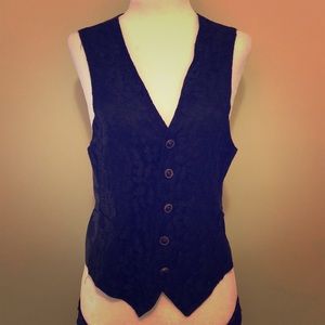 Black Lace Vest